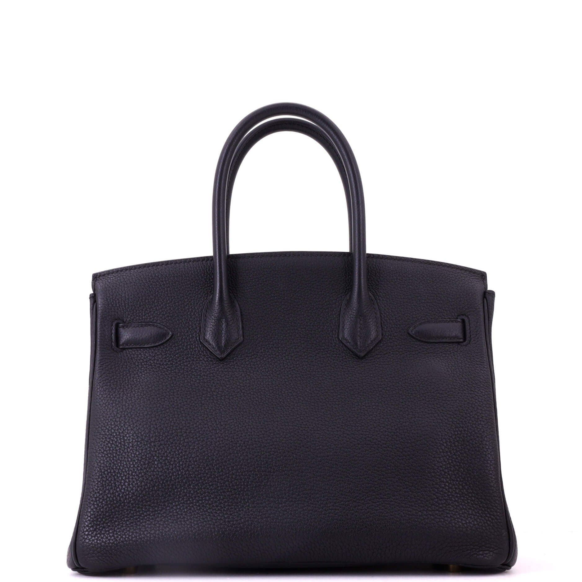 Birkin Handbag Black Togo with Gold Hardware 30, Alternate, color, Black