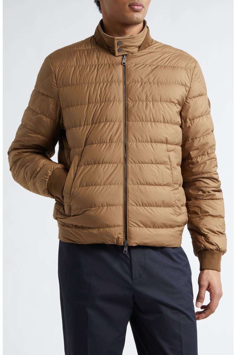 Almogordo Reversible Short Down Jacket, Alternate, color, BEIGE