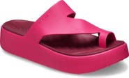 CROCS Getaway Toe Loop Waterproof Platform Sandal
