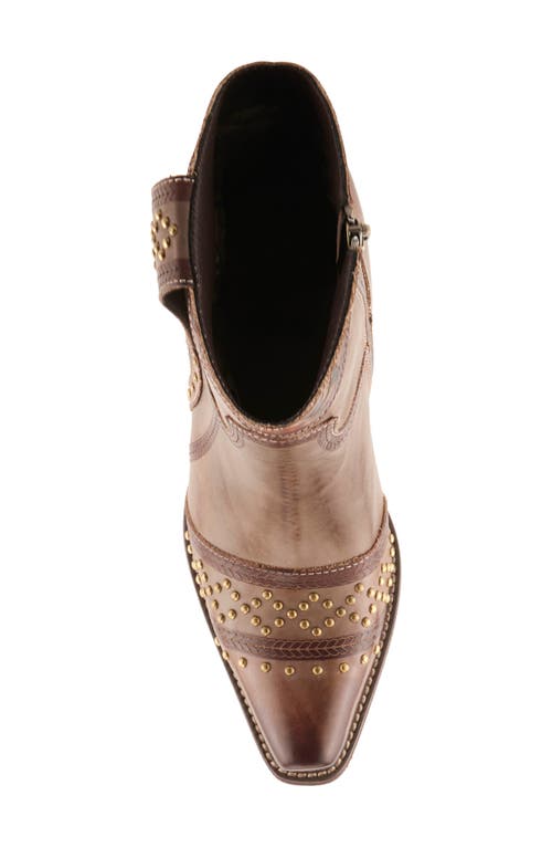 L'artiste By Spring Step Saddleup Western Boot In Brown