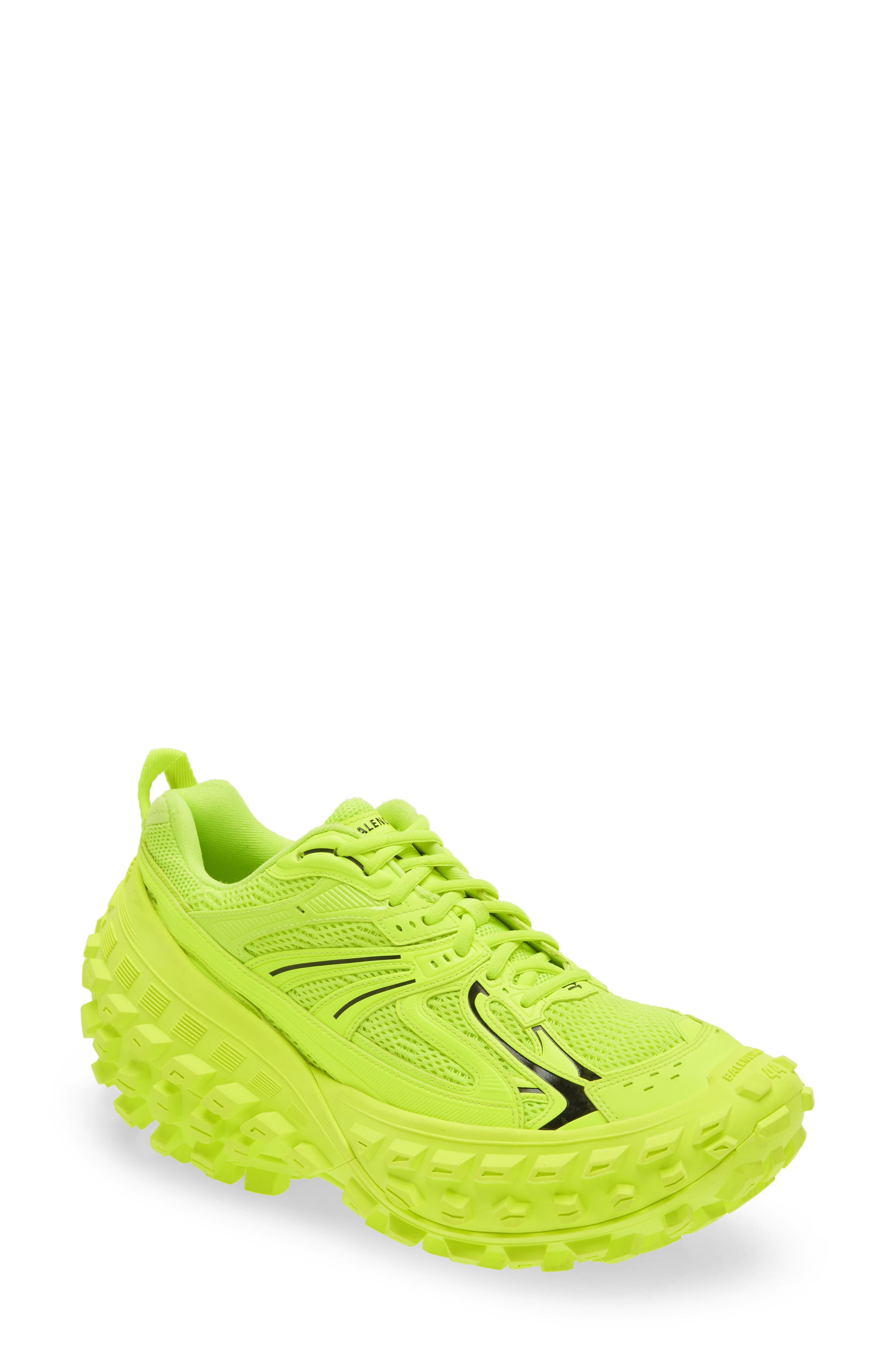 Defender Sneaker, Main, color, FLUO YELLOW/ BLACK