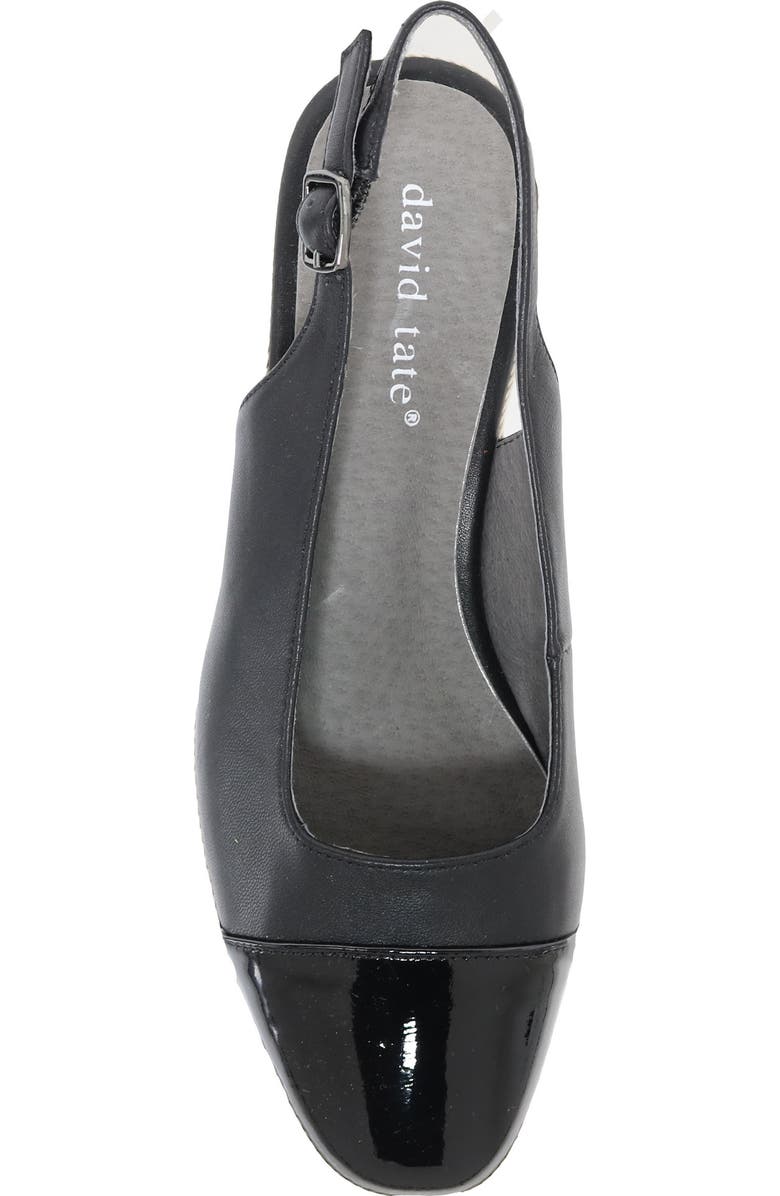David Tate Sheyla Slingback Wedge Pump, Alternate, color, Black