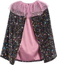 Mimi & Lula Kids' Dazzle Sequin Cape
