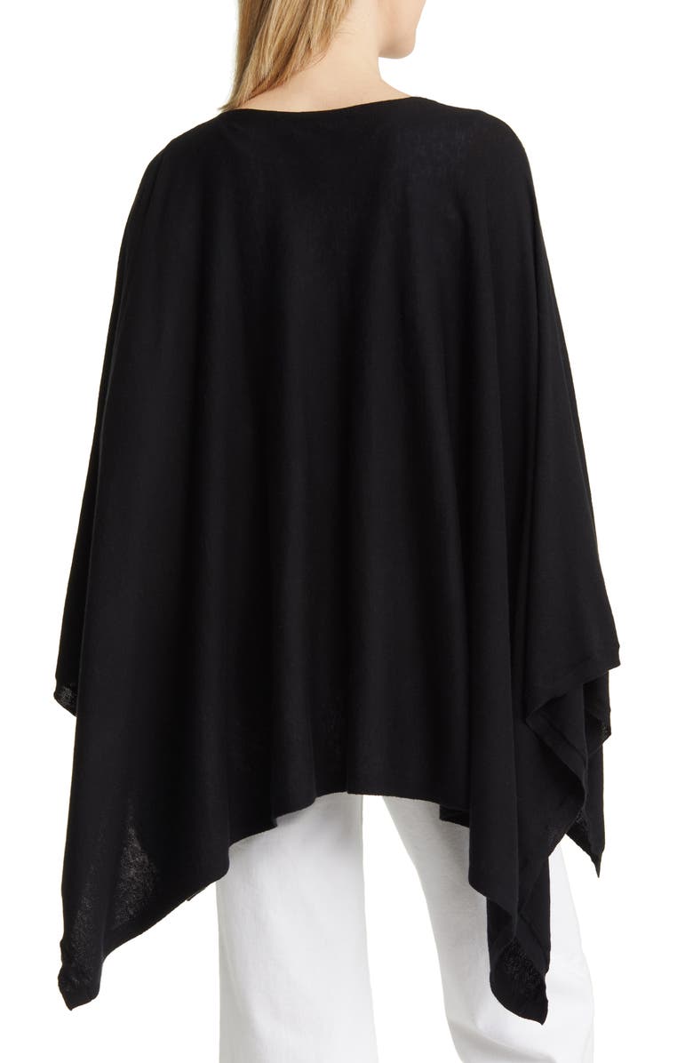Nordstrom Cotton & Cashmere High-Low Poncho, Alternate, color,