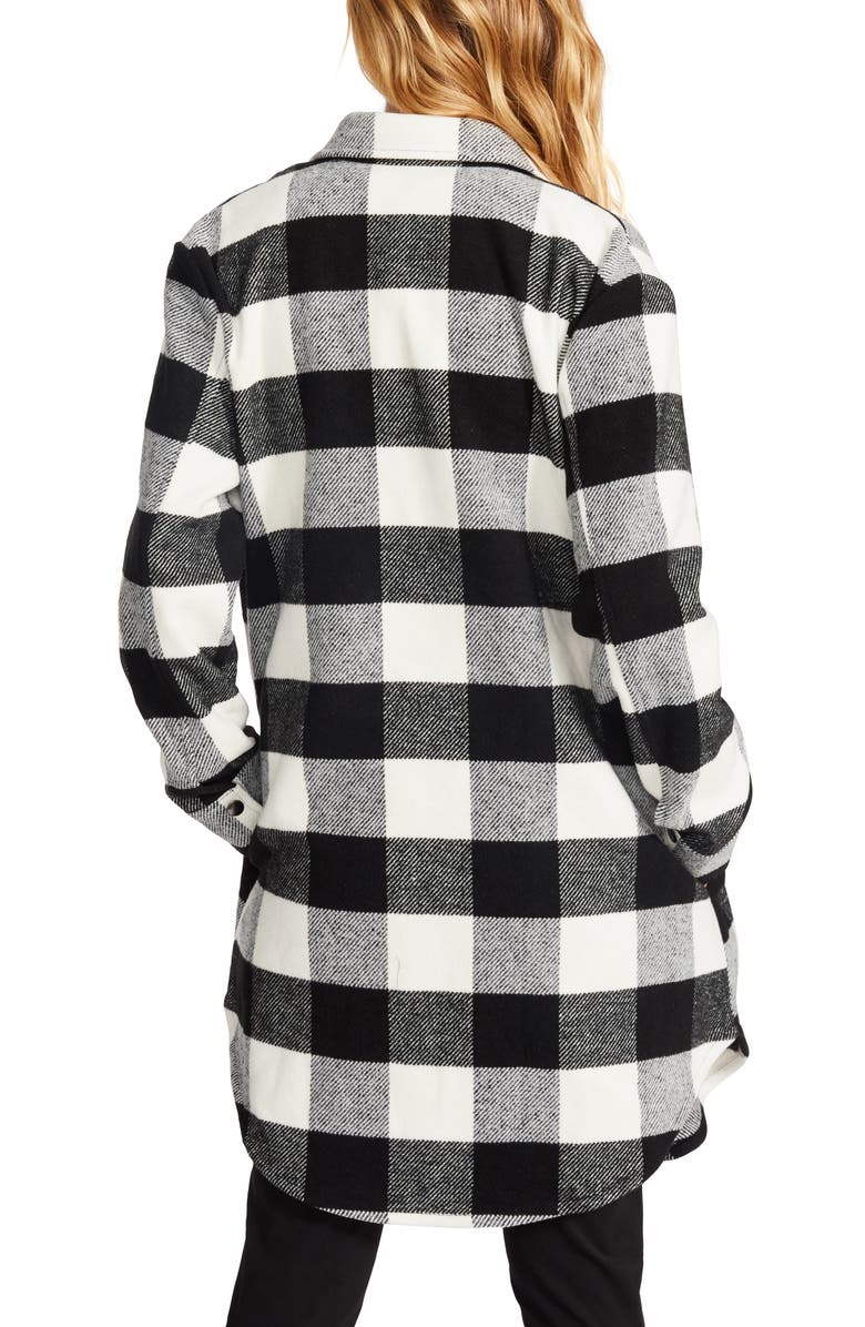 BB Dakota by Steve Madden Plaid Shirt Jacket, Alternate, color, 