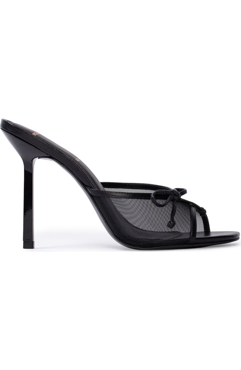 BLACK SUEDE STUDIO Luna Slide Sandal, Alternate, color, Black Mesh