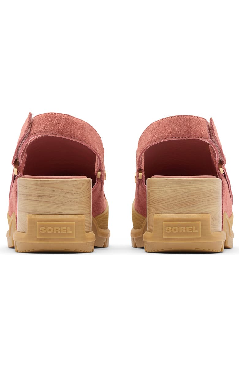 SOREL ROAM'N RBR Clog, Alternate, color, Sandy Clay/ Gum