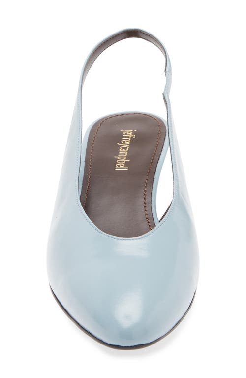 Jeffrey Campbell Snoop Slingback Wedge Pump In Light Blue