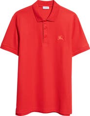 Burberry Eddie Equestrian Knight Design Cotton Piqué Polo