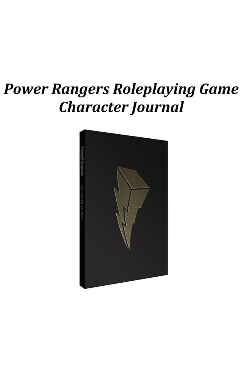 Power Rangers Roleplaying Game Expanded Character Sheet Journal, Alternate, color, Black
