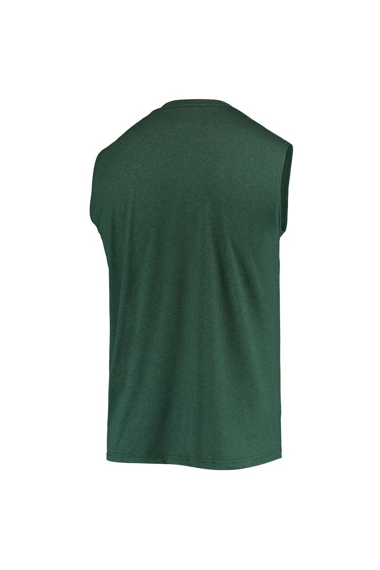 Men's New Era Green Oakland Athletics Muscle Tank Top, Alternate, color, Green