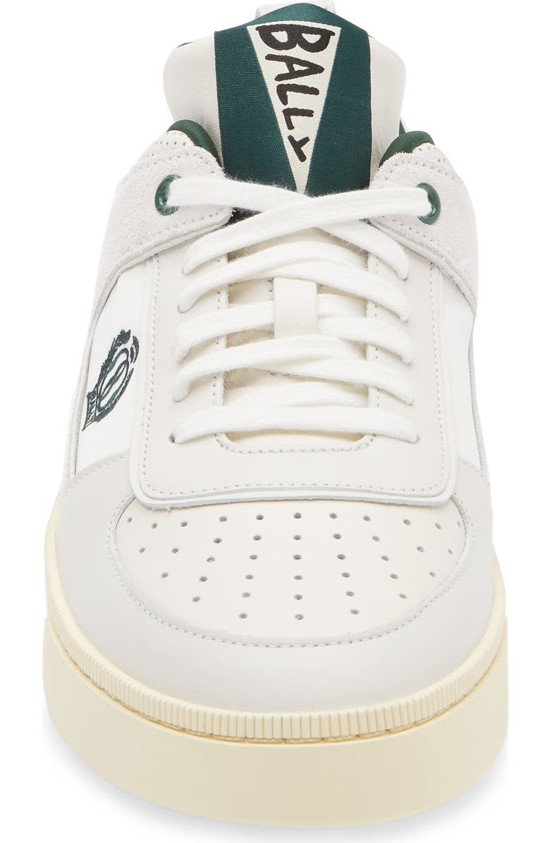 Bally Riweira Low Top Sneaker, Alternate, color, White/ Kelly Green