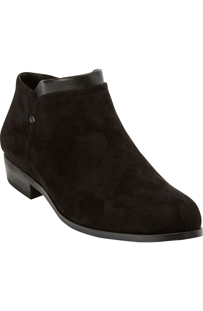 Comfortview The Bexley Bootie, Main, color, Black