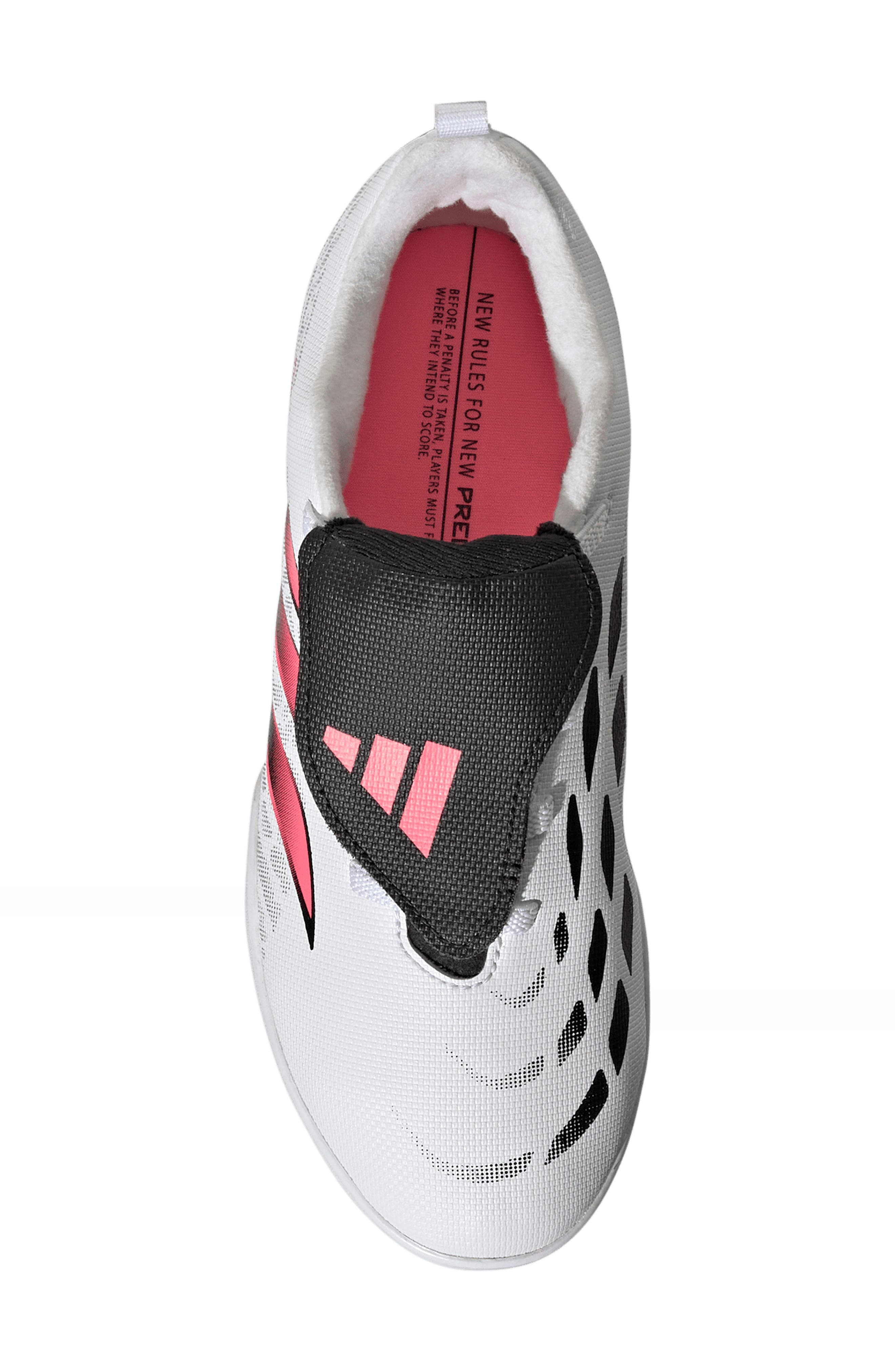 Kids' Predator Club Soccer Cleat, Alternate, color, WHITE/ TURBO/ BLACK