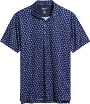 johnnie-O USA Flag Print Performance Jersey Polo