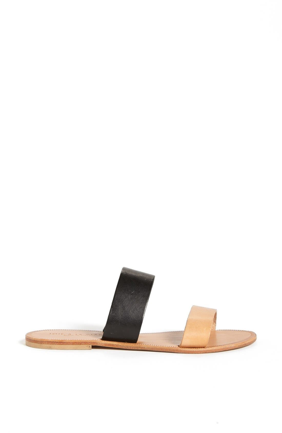 Joie a la Plage 'Sable' Leather Slip-On Sandal, Alternate, color, 
