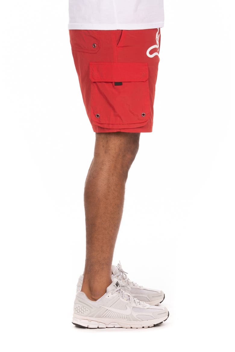 Breeze Cargo Shorts, Alternate, color, POMPEIAN RED