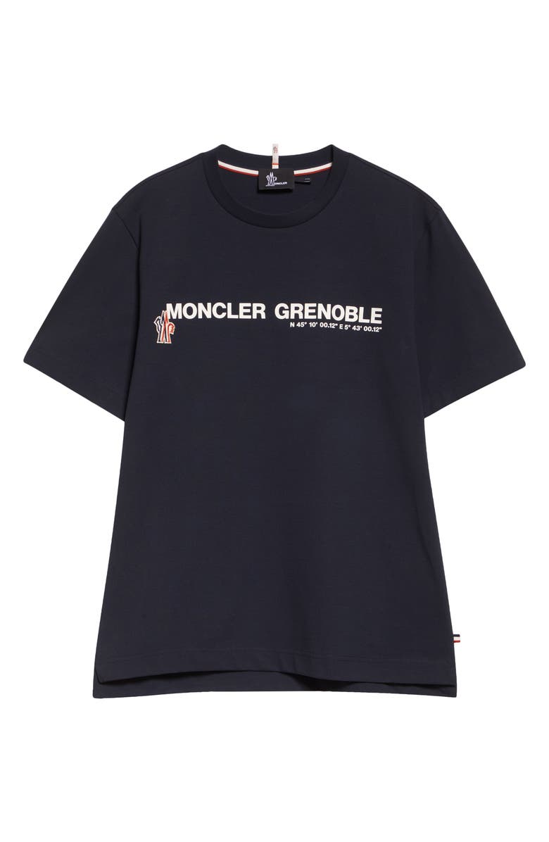 Moncler Logo Graphic T-Shirt, Alternate, color, Eclipse