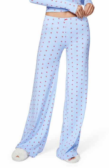 Rib Print Pants