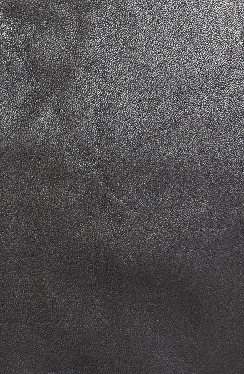 Veda 'Dali' Leather Jacket, Alternate, color, 