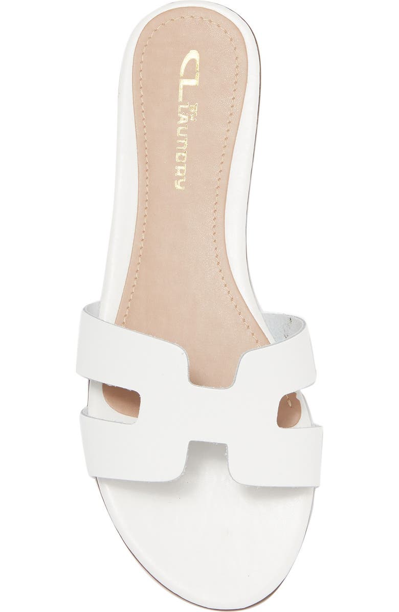 CL BY LAUNDRY Artist Leather Slide Sandal, Alternate, color,