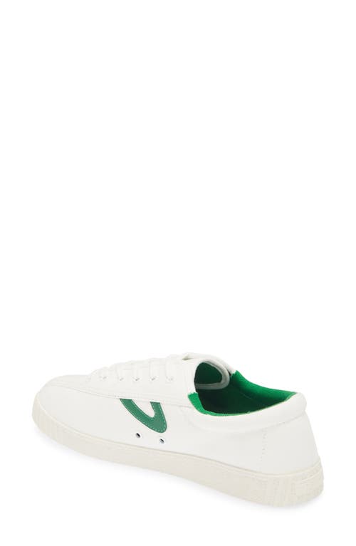 Tretorn Nylite Plus Sneakers In White/green