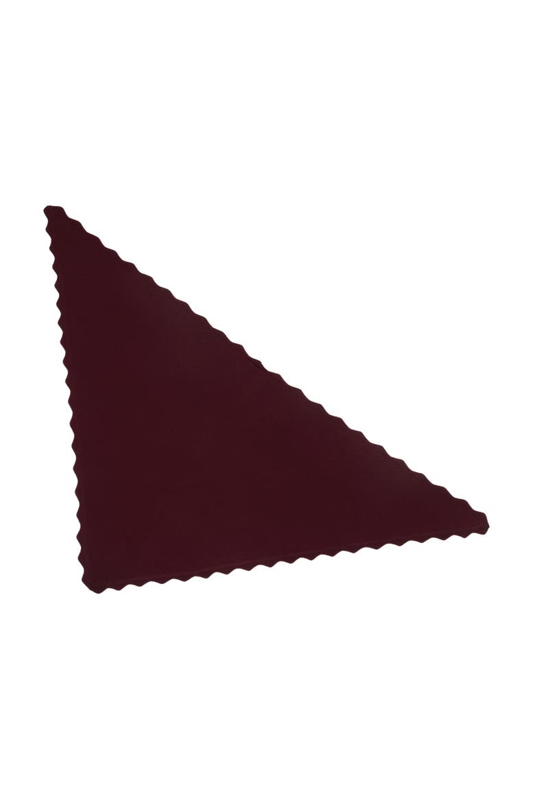 Scallop Knit Triangle, Alternate, color, Winetasting