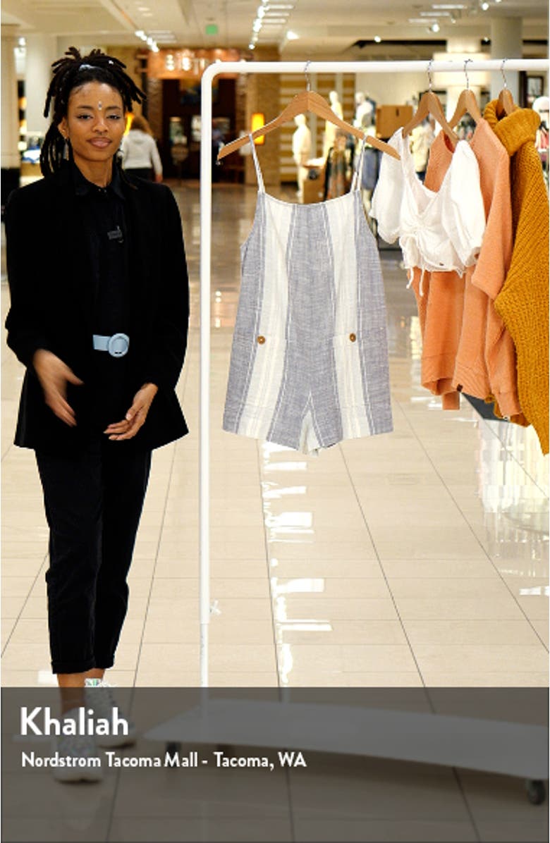 Classic Surf Stripe Romper, sales video thumbnail