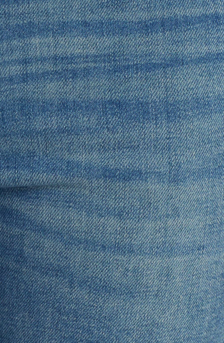 Valentino Garavani VLOGO Chain Detail Stretch Denim Bootcut Jeans, Alternate, color, 