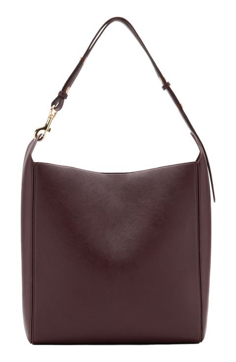 Dalma Faux Leather Sack Bag