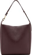 MANGO Dalma Faux Leather Sack Bag