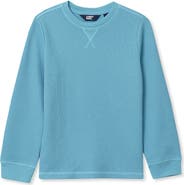 Lands' End Boys Long Sleeve Waffle Thermal Shirt