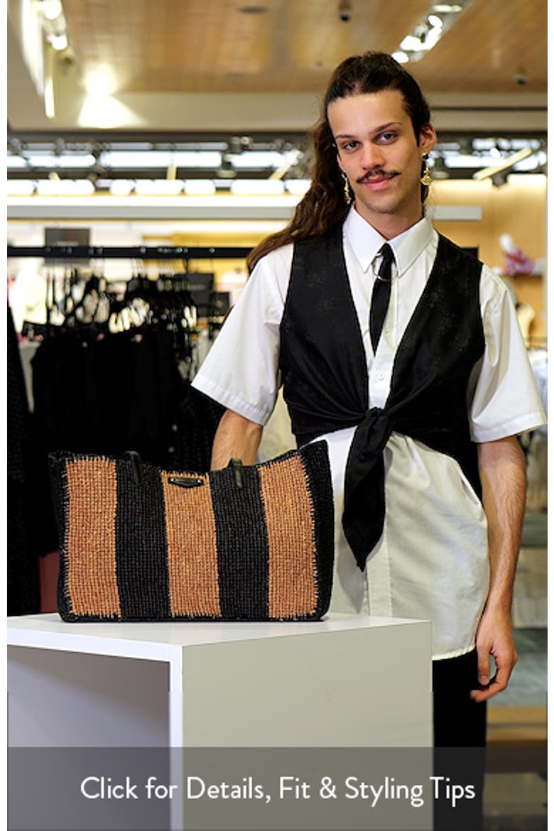 Large Raffia Tote video