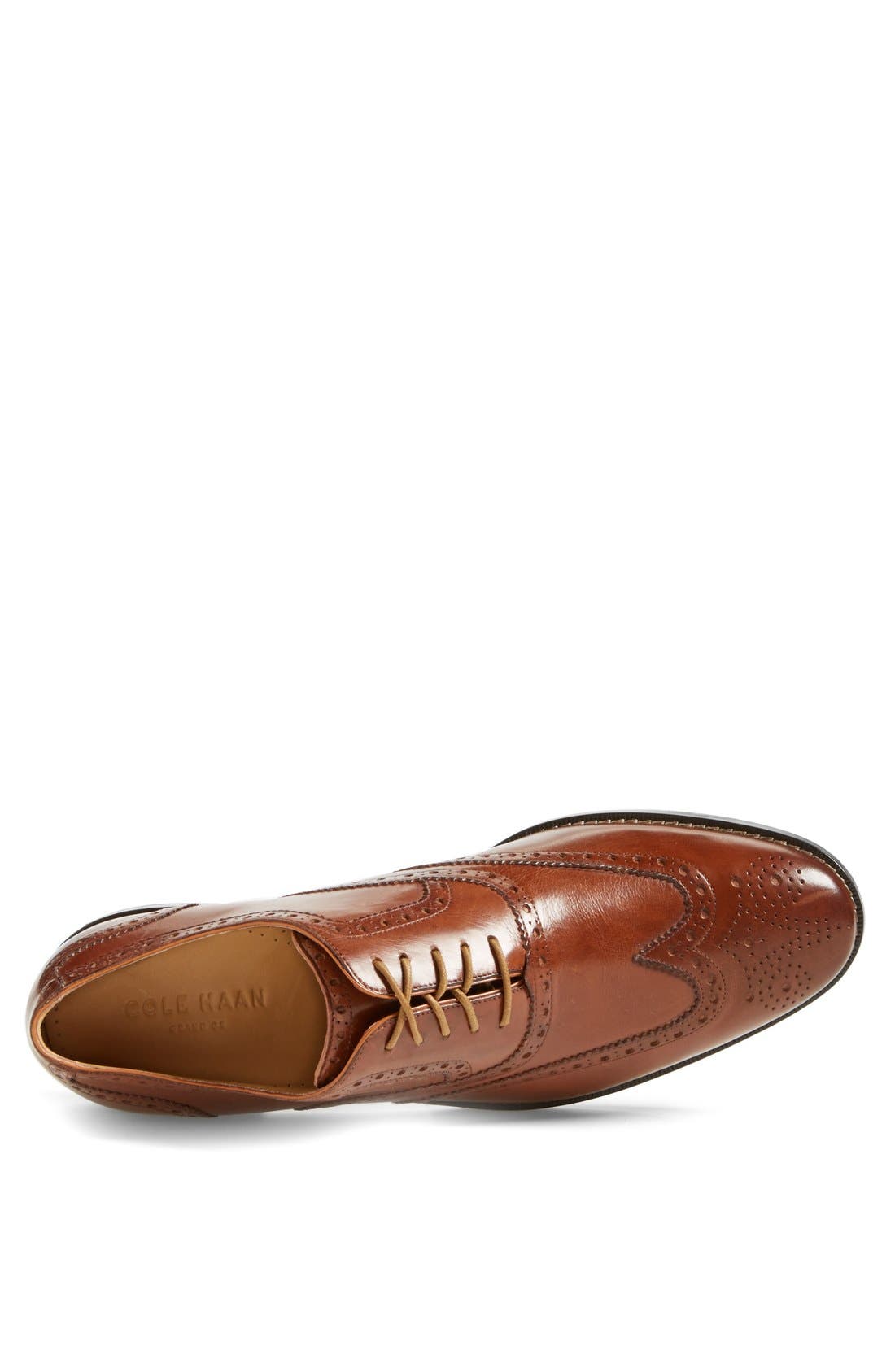 'Cambridge' Wingtip, Alternate, color, BRITISH TAN LEATHER