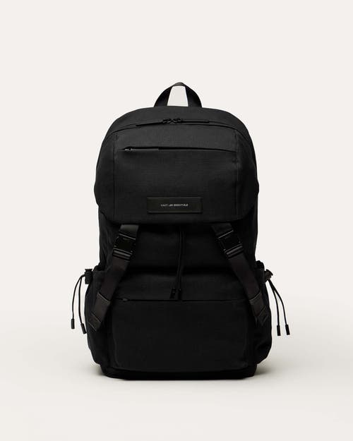 Want Les Essentiels De La Vie Want Les Essentiels Bishop Organic Cotton Canvas Backpack In Black