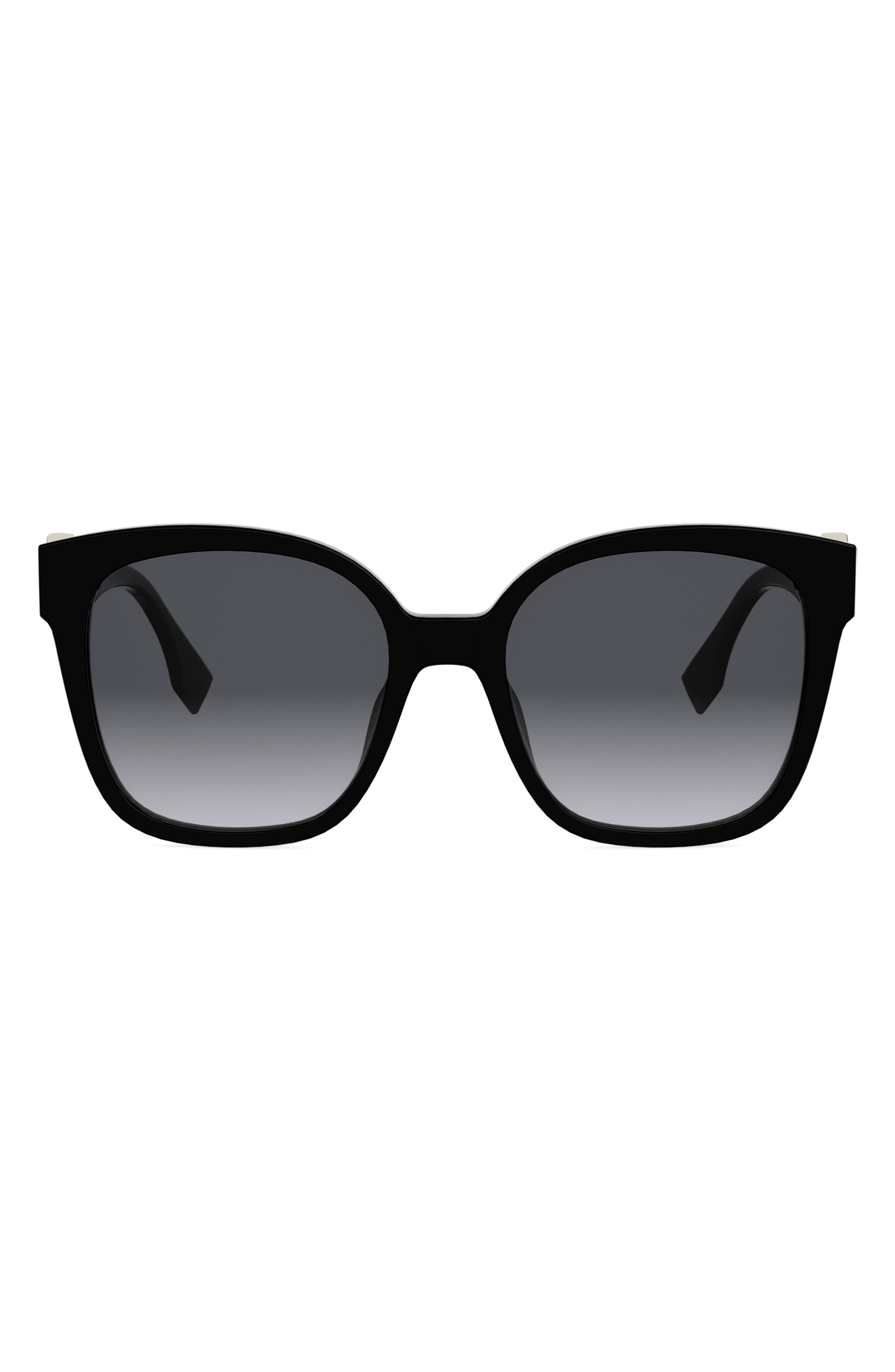 Fendi FF Diamonds 55mm Gradient Square Sunglasses | Nordstrom
