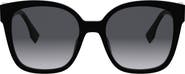 Fendi FF Diamonds 55mm Gradient Square Sunglasses