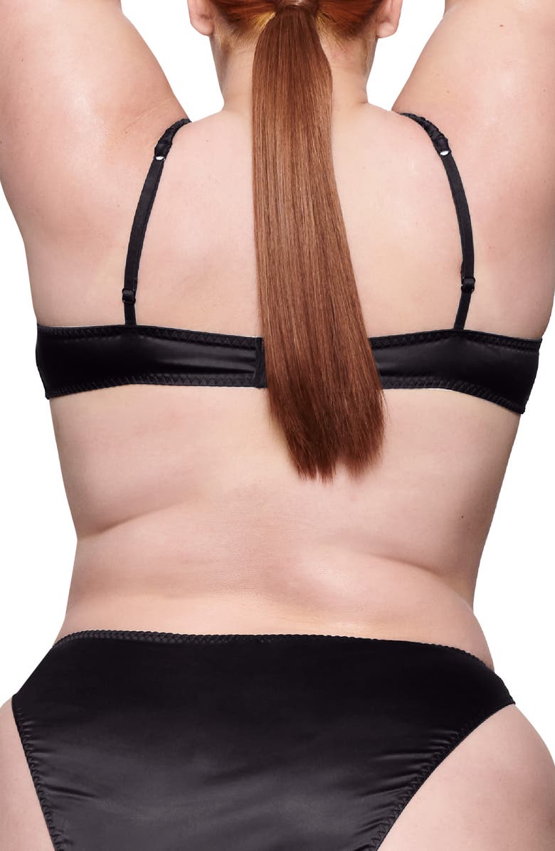 SKIMS Shine Scrunchie Scoop Satin Bra, Alternate, color, 