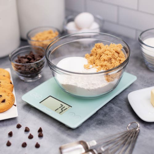 Escali Arti Classic Glass Digital Scale In Blue
