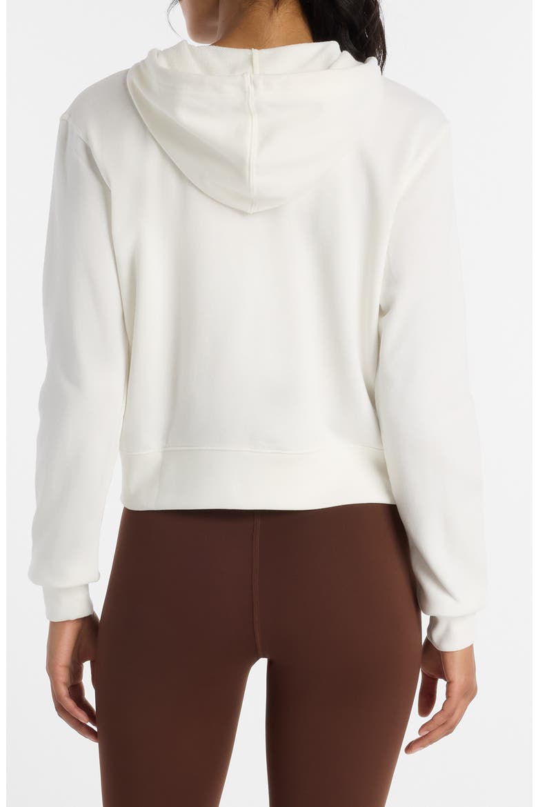 Coastal Fleece Full Zip Hoodie, Alternate, color, WHITE