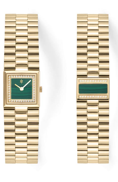 Catena Double-Gemstone Bracelet Watch