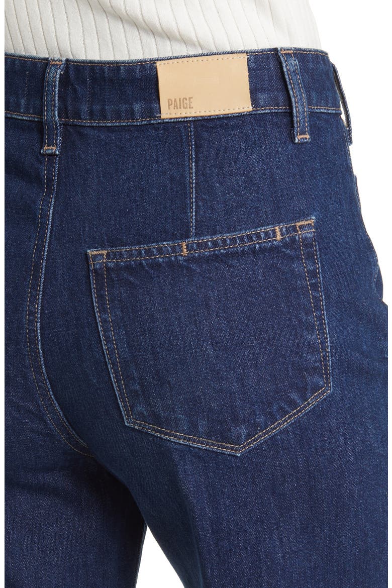Anessa Patch Pocket High Waist Ankle Wide Leg Jeans, Alternate, color, GRECIAN BLUE