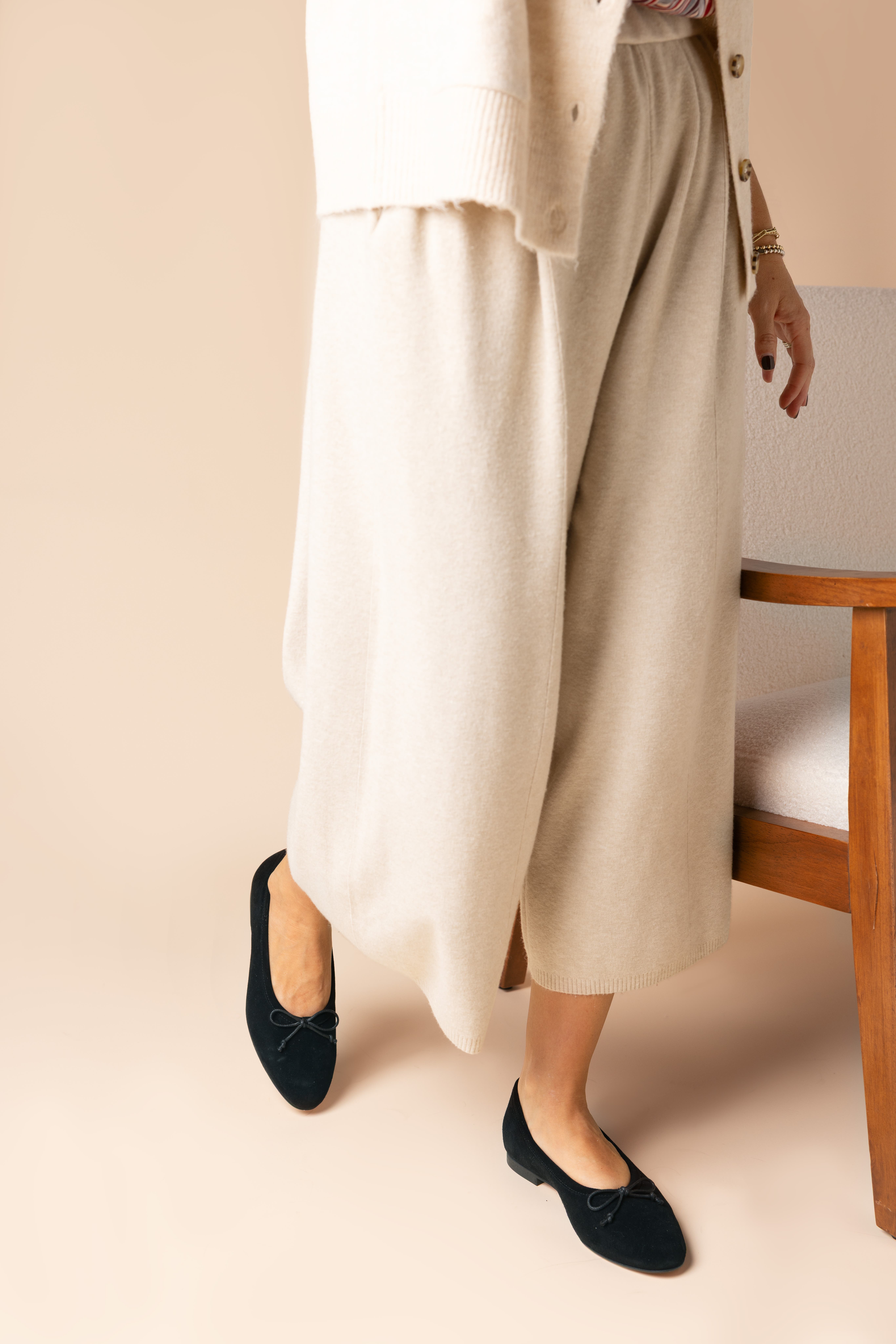 Menina Step Amelie Leather Ballet Flat, Alternate, color, 