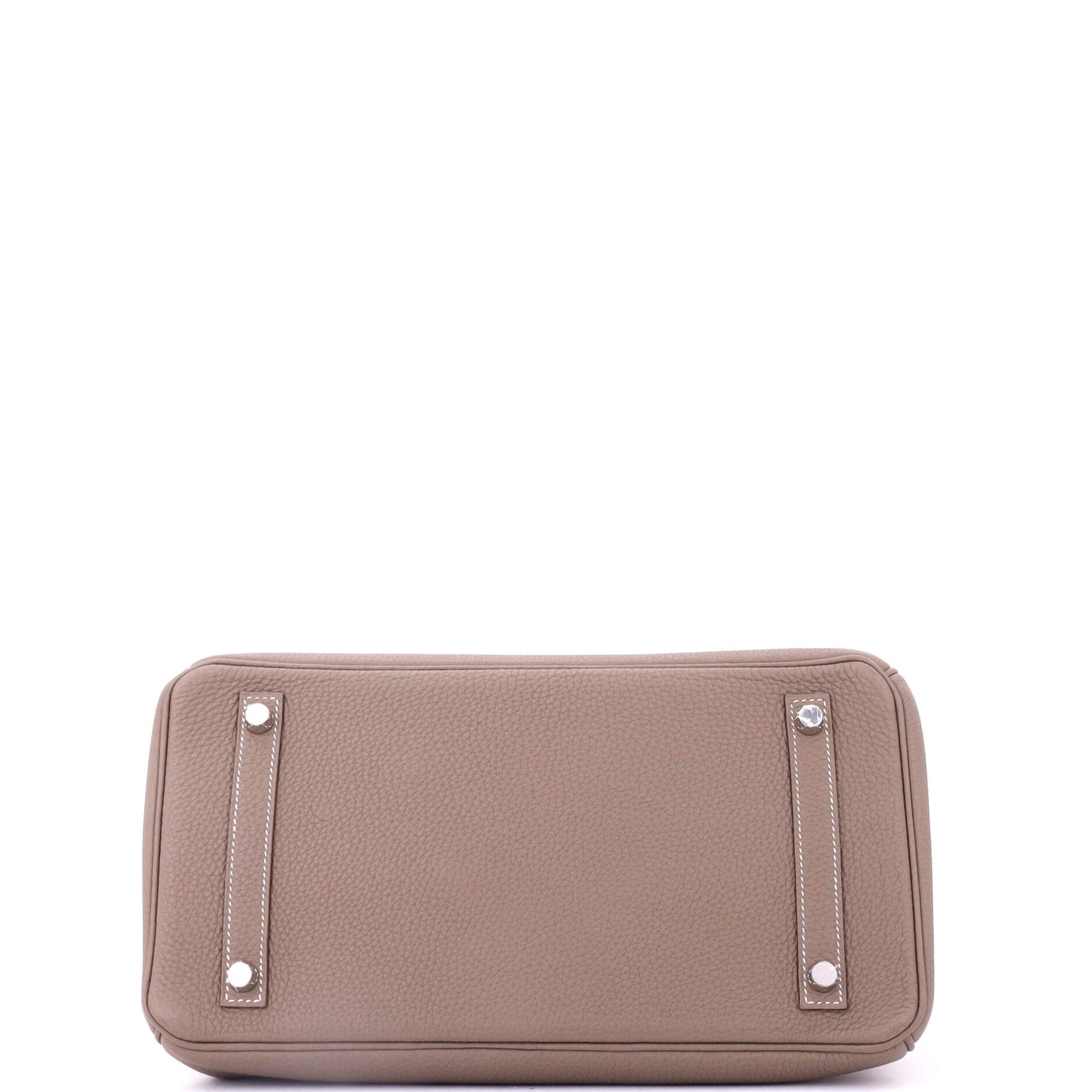 Pre-Owned Hermes Birkin Handbag Grey Togo with Palladium Hardware 30, Alternate, color, Etoupe