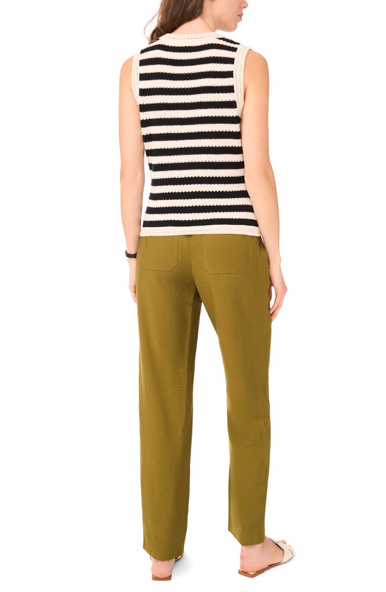 Halogen<sup>®</sup> Pointelle Sleeveless Sweater, Alternate, color,