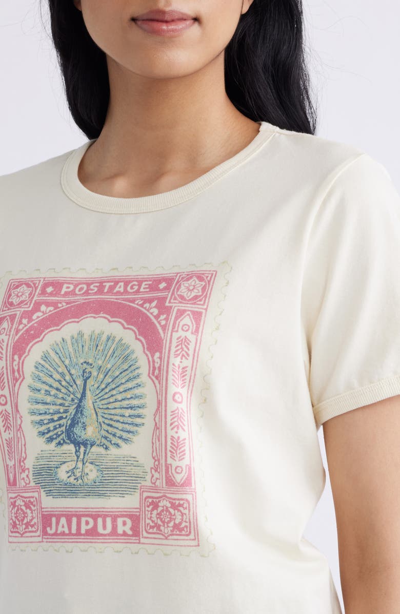 CITY BLUES Cotton Blend Graphic T-Shirt, Alternate, color, Pearl