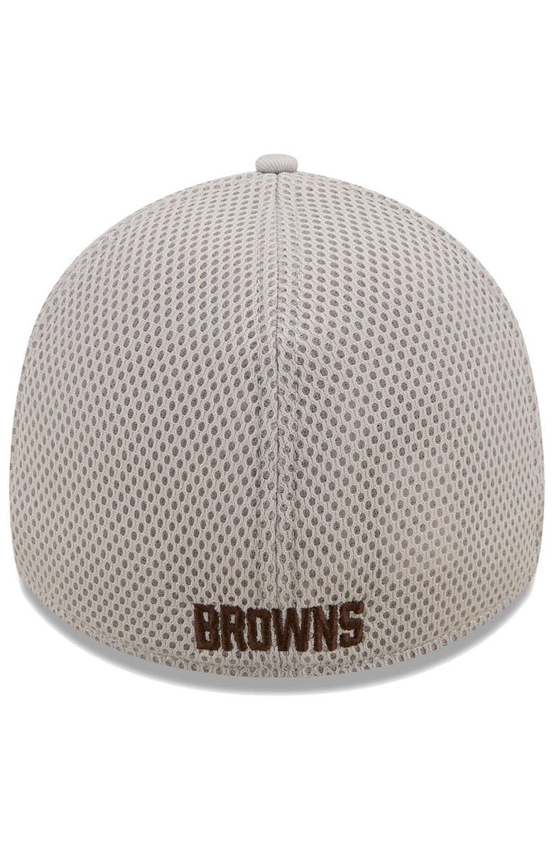 New Era Men's New Era Gray Cleveland Browns Team Neo 39THIRTY Flex Hat, Alternate, color, 