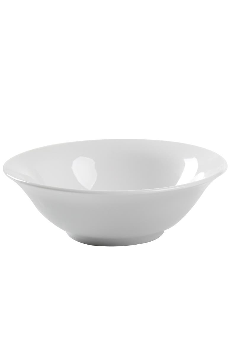 Gibson Home Noble Court 7 Inch Fine Ceramic Bowls 12 Piece Set, Alternate, color, White