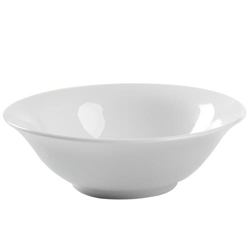 Gibson Home Noble Court 7 Inch Fine Ceramic Bowls 12 Piece Set In White