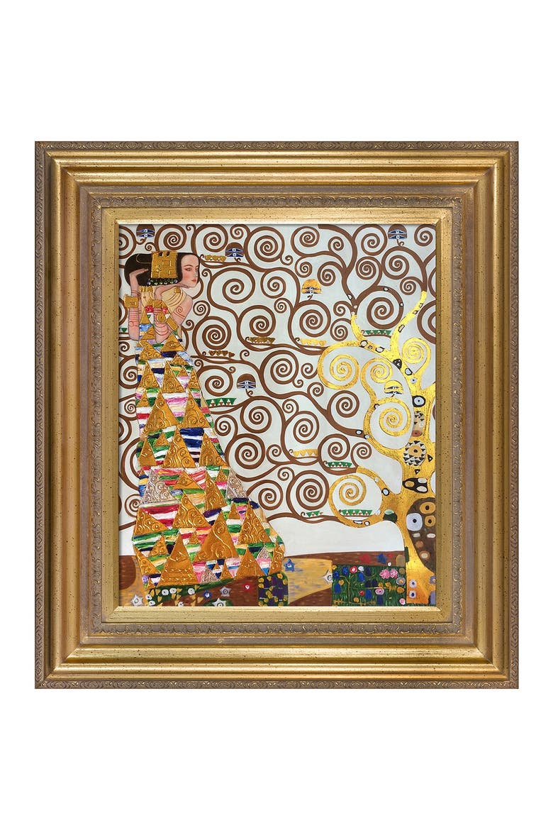 Expectation (Luxury Line) - Framed Oil reproduction of an original painting by Gustav Klimt, Main, color, MULTI